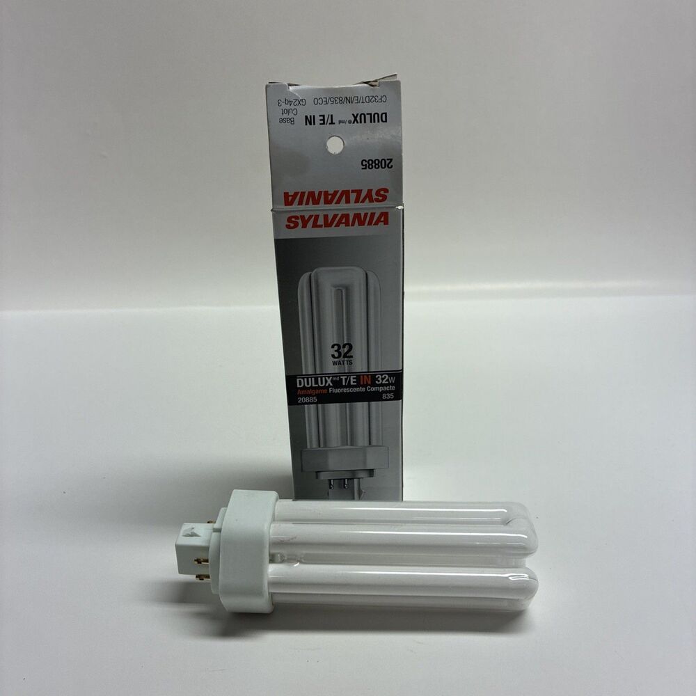 Sylvania 21393 / 20885 CF32DT/E/IN/835/ECO 32W‎ T4 4pin GX24q-3 3500k Warm White